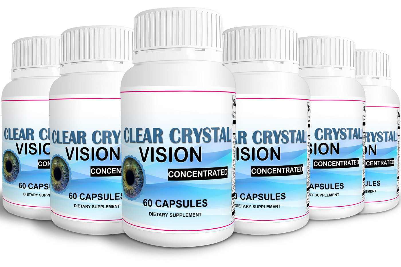 Clear Crystal Vision discount Bottles 